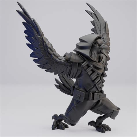 Hot Goblin ホークフォーク レンジャー ミニチュア ホットゴブリン 翼 膝立ち