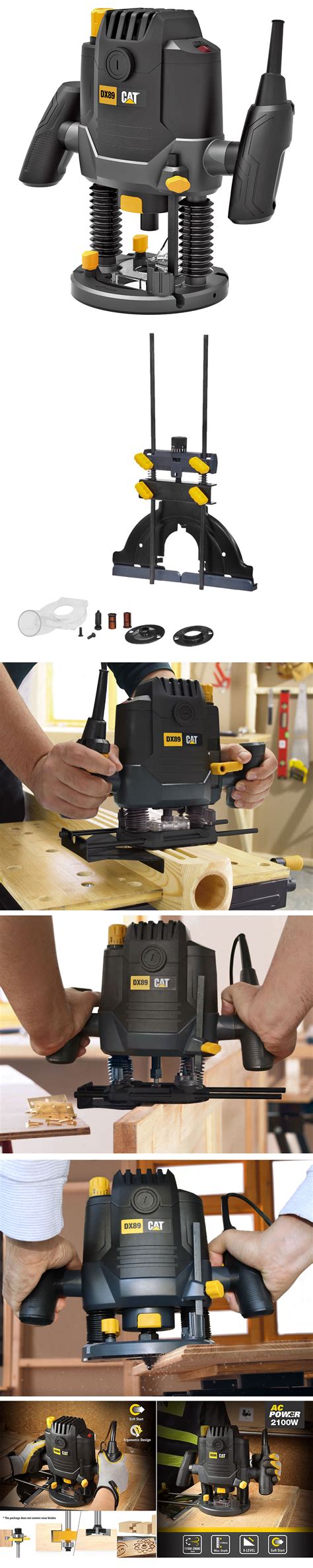 CAT DX89 2100Watt 12mm Profesyonel El Frezesi - hepsikaravan.com