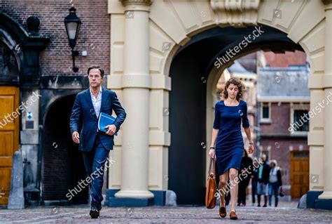 Mark Rutte Vvd Sophie Hermans Vvd Editorial Stock Photo Stock Image