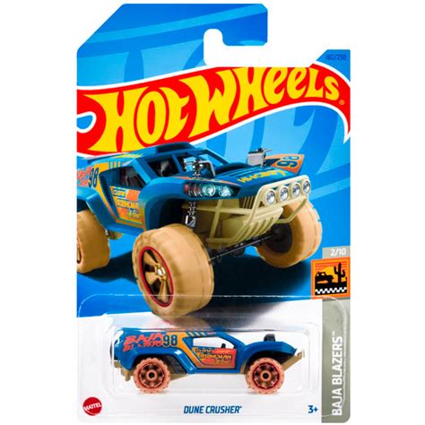 Игрушечная машинка Hot Wheels коллекция BAJA BLAZERS модель DUNE CRUSHER масштаб 1 64