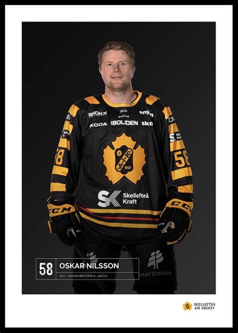 Oskar Nilsson 58 Skellefteå AIK 2023 2024 Poster Skellefteå AIK