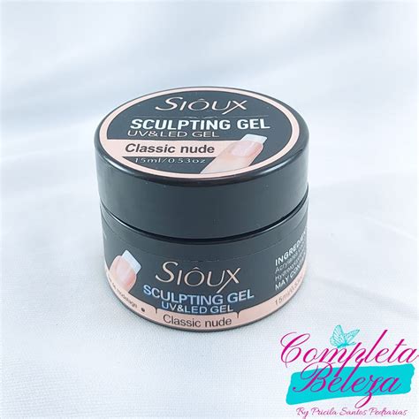 Gel Construtor Sculpting Classic Nude Ml Sioux Completa Beleza Loja De Alongamento De