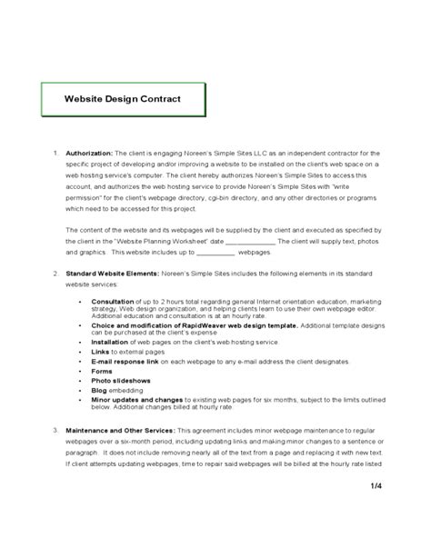 2021 Contract Template Fillable Printable Pdf And Forms Handypdf Images And Photos Finder