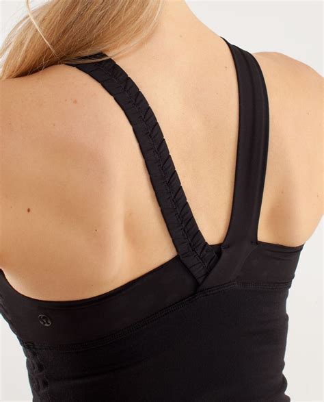 Lululemon Some Like It Hot Tank Black Faded Dot Embossed Black Lulu Fanatics