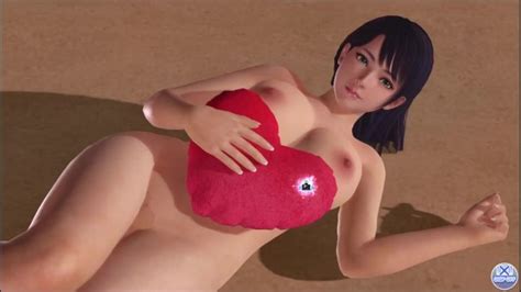 Dead Or Alive Xtreme Venus Vacation Lobelia Valentine S Day Heart Cushion Pose Nude Mod Fanservice A