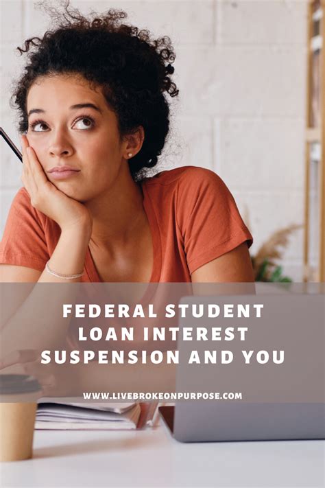 federal student loan interest suspension   broke  purpose