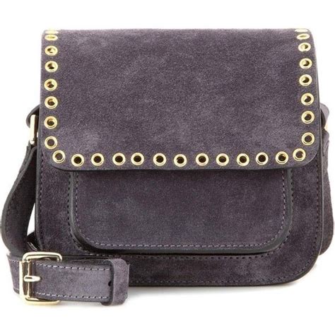 Isabel Marant Toile Marfa Embellished Suede Crossbody Bag Rub