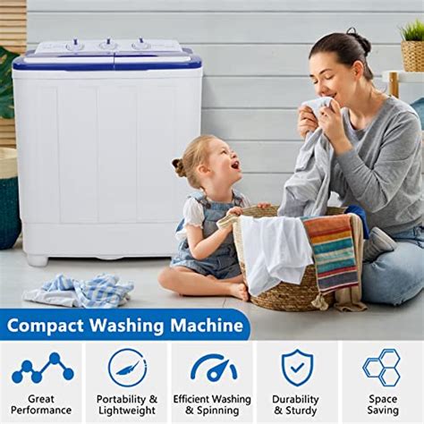 Rovsun Lbs Portable Washing Machine Mini Washer And Dryer Combo