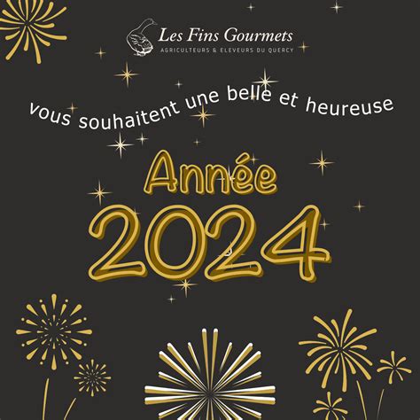 Nos meilleurs voeux pour cette nouvelle Année ! — Les Fins Gourmets