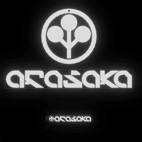 stl file cyberpunk  arasaka logo  print model  downloadcults