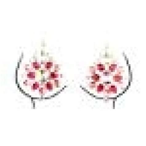 GeeksHive Neva Nude Ruby Rose Crystal Nipztix Pasties Nipple Covers