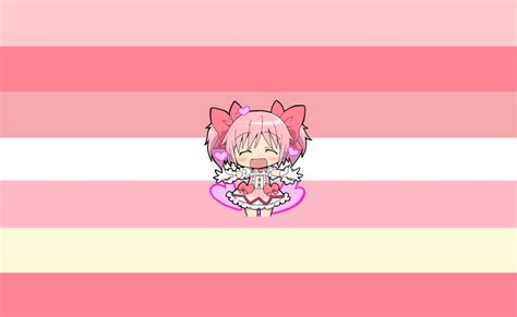 Madoka Kaname Lesbian Flag Lesbian Flag Lesbian Pride Flags
