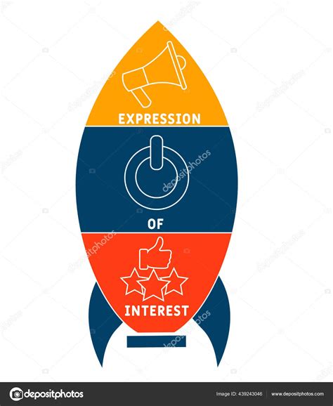 Eoi Expression Interest Acronym Business Concept Background Vector