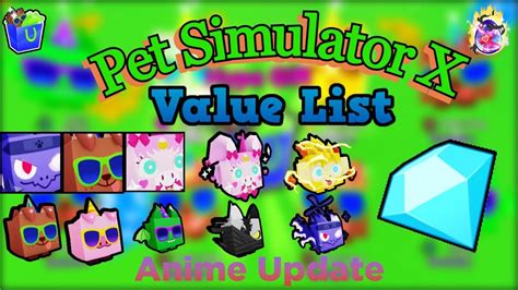 Pet Simulator X Value List 10 Dec 2022 Roblox Pet Simulator X Anime