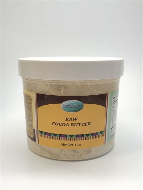 Raw Cocoa Butter 100 Pure Organic Unrefined Cacao Chocolate Bean Food Grade Jar Ebay