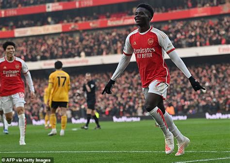 Arsenal 2 1 Wolves Early Strikes By Bukayo Saka And Martin Odegaard