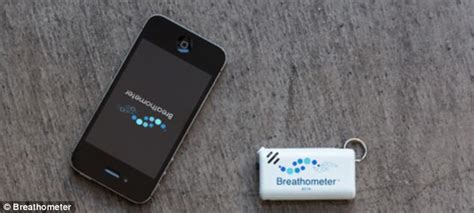 The iPhone breathalyser: Firm claims £15 mobile phone addon can be used ...