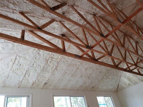 Exposed Truss Ceiling Insulation | Shelly Lighting