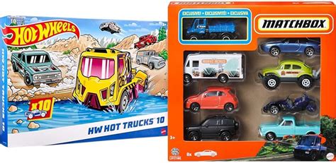 Amazon Bundle Of Hot Wheels Pack Set Of Toy Trucks In Scale Styles May Vary