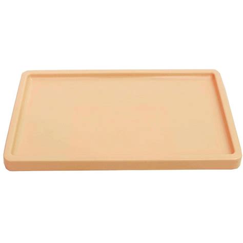 Bandeja Retangular 30x18cm Nude 01 unidade Só Boleiras Rizzo Embalagens Rizzo Balões