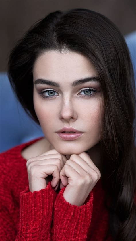 Pretty Woman Brunette Beautiful Blue Eyes 720x1280 Wallpaper Most Beautiful Eyes Gorgeous