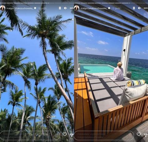 Ma Gorzata Ko Uchowska W Bikini Pozdrawia Z Egzotycznych Wakacji Foto Pudelek