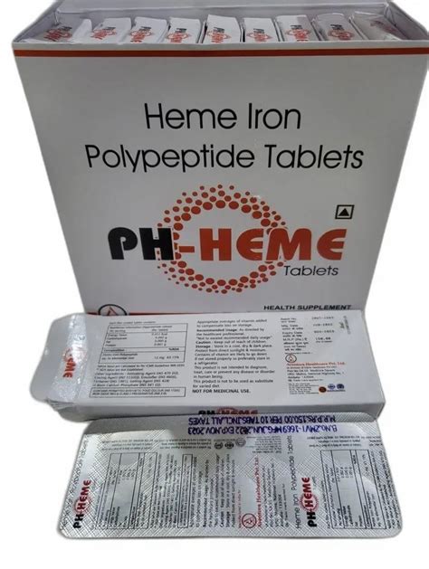Heme Iron Tablet At Rs 580box आयरन टैबलेट In Mohali Id 26075918933