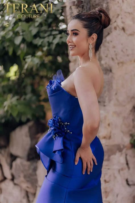 Sleeveless Mermaid Draped Long Skirt Evning Dress - 232E1238