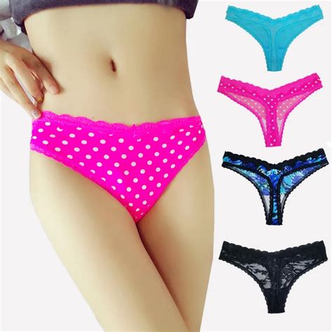 S Xxl Women G String Sexy Lace Underwear Ladies Panties Lingerie Bikini