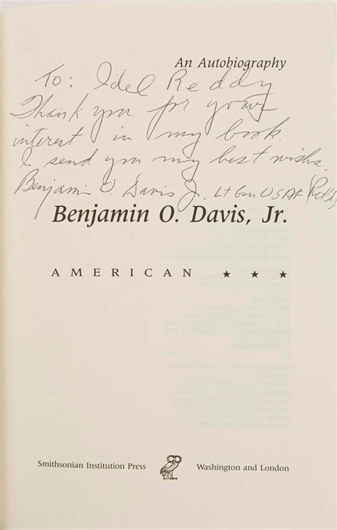 Lot - BENJAMIN O. DAVIS, JR.