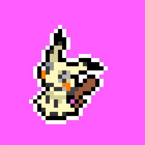 Pixilart - Mimikyu pixel by GatocreaPoke588