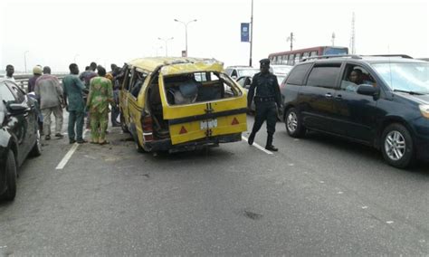 Tragic Motor Accident Occurs On Third Mainland Bridge Photos