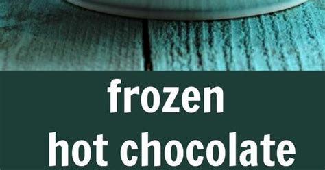 Frozen Hot Chocolate Cheesecake Tasty Foods