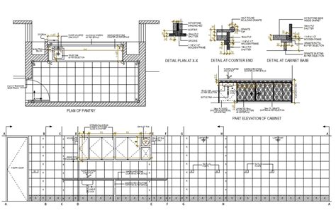 Kitchen Pantry Autocad File Cadbull