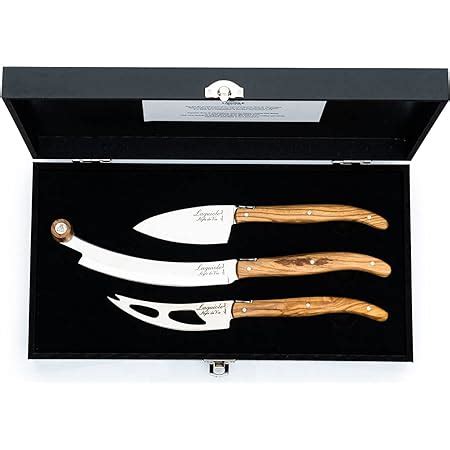 Laguiole Style De Vie K Semesser Set Luxury Line Teilig Olivenholz