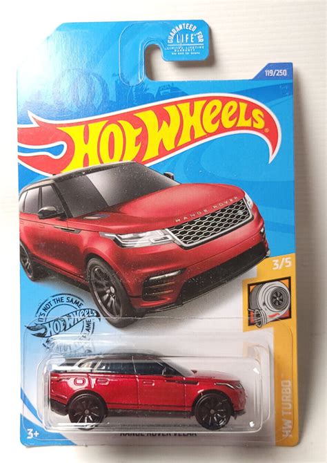 Hot Wheels Range Rover Velar Red Turbo Ebay