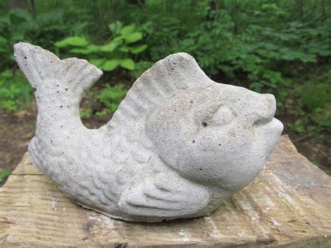 Cast Stone Concrete Koi Fish Garden Object Pottery Barn