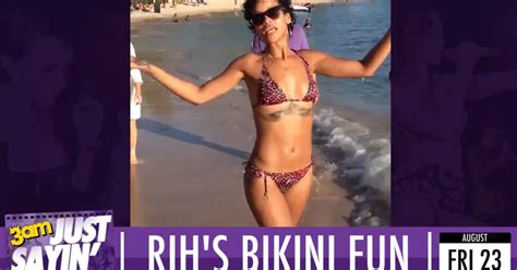 Rihanna Sexy Bikini Video Suffers Epic Fail Just Sayin Mirror Online
