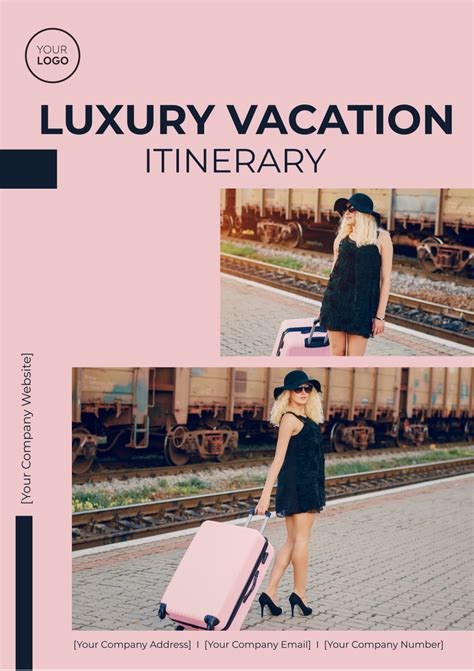 Page 2 Free Itinerary Templates Edit Online And Download