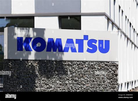 Komatsu Germany Gmbh Mining Division Logo On Building Production