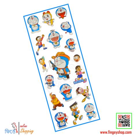 Sticker Doraemon Fingey E Commerce