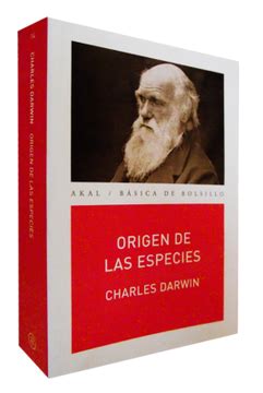 Libro Origen De Las Especies De Charles Darwin Buscalibre