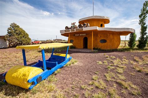 Flintstones Bedrock City In Williams Arizona Route 66 Road Map