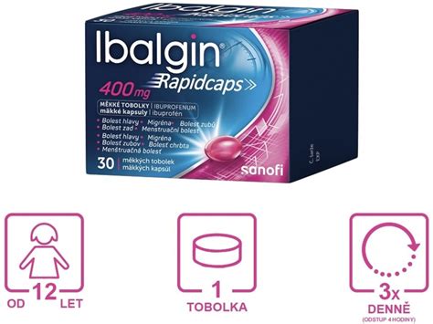 IBALGIN RAPIDCAPS POR 400MG CPS MOL 30 od 129 Kč Heureka cz