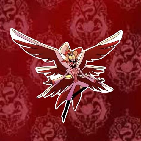 Hazbin Hotel Lucifer Flying Sticker Etsy