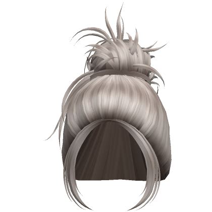 Wispy High Loose Lazy Bun Ash Blonde Roblox