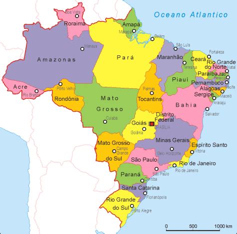 Blog De Biologia Lista Estados Y Capitales De Brasil