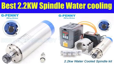 Best 2 2kw Spindle Water Cooling Top 5 Cnc Spindle Motor 2 2kw Vfd 80mm Youtube