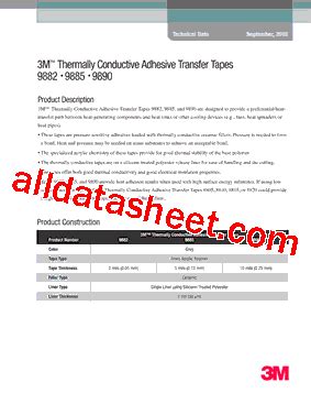 9885 Datasheet(PDF) - 3M Electronics