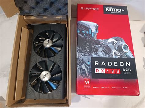 Sapphire Nitro Rx480 8gb 1 300 грн Комплектуючі та аксесуари Шпола